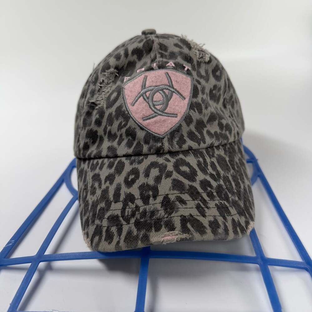 Ariat Baseball Cap Leopard Print Distressed